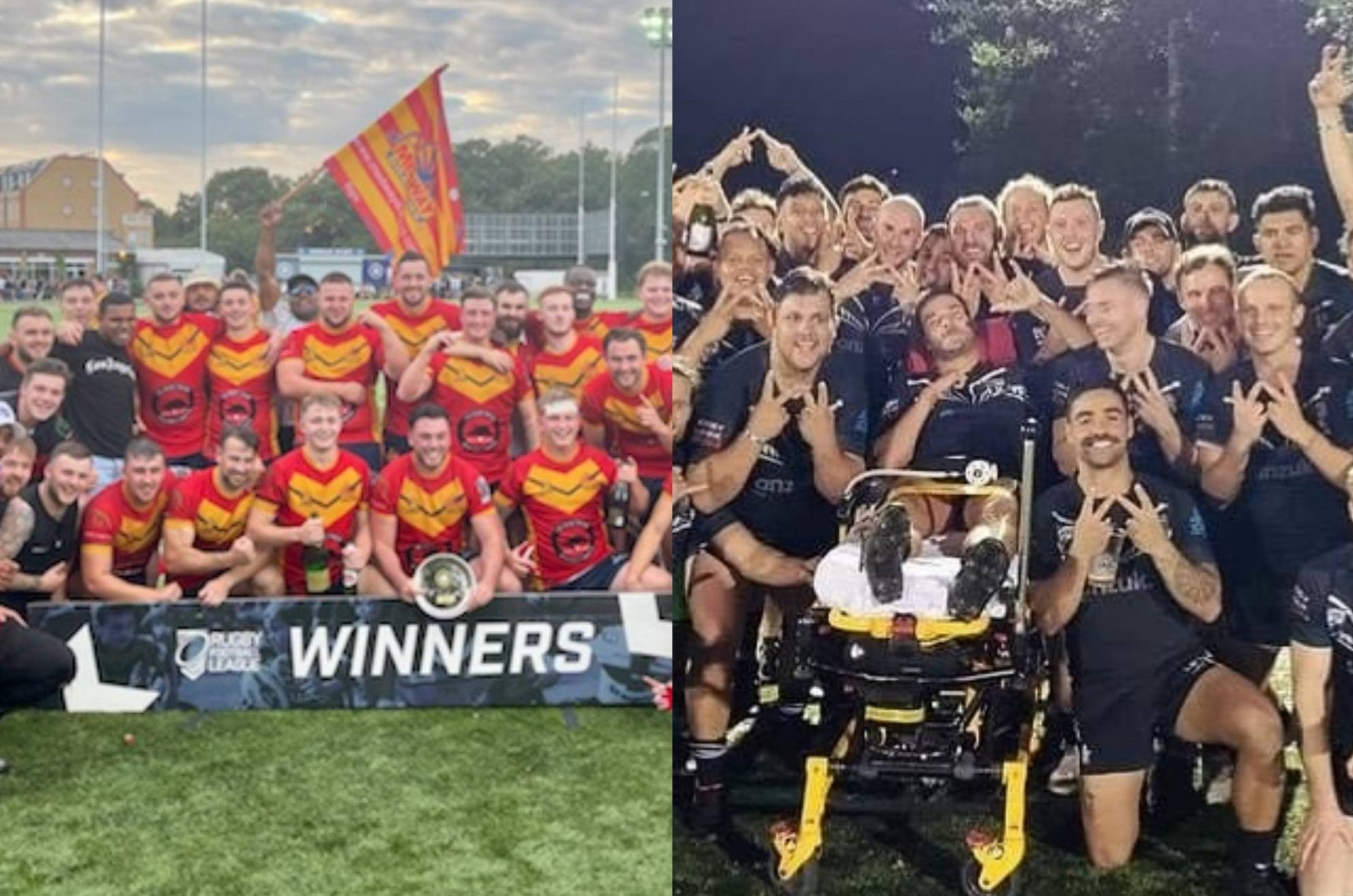 Wests Warriors and Medway Dragons in Southern title success