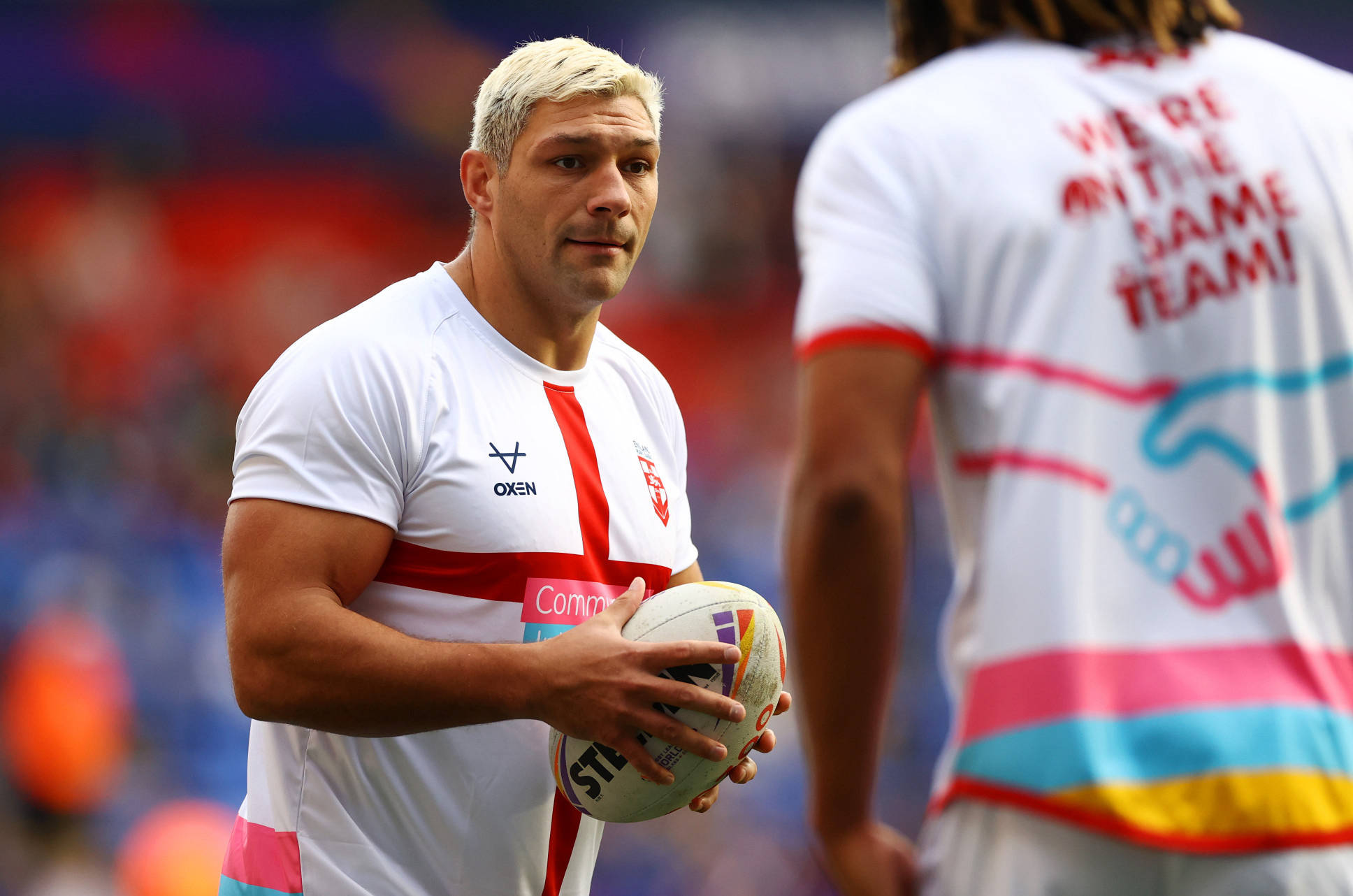England Rugby League Players Meet Volunteers For Special Inclusion Visit