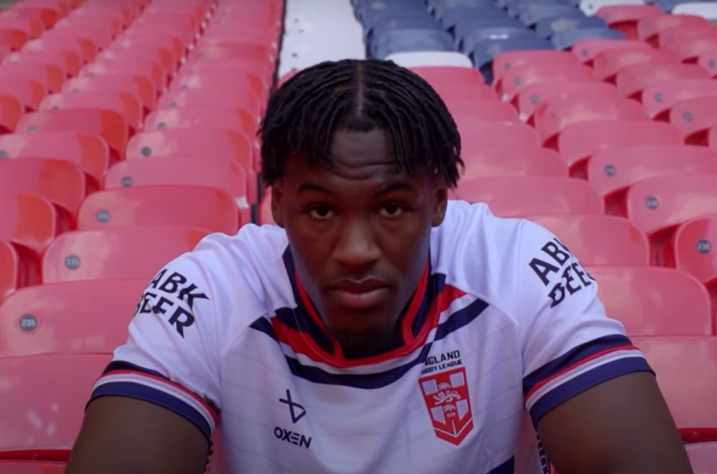 Junior Nsemba visits Wembley ahead of ABK Beer Rugby League Ashes Series