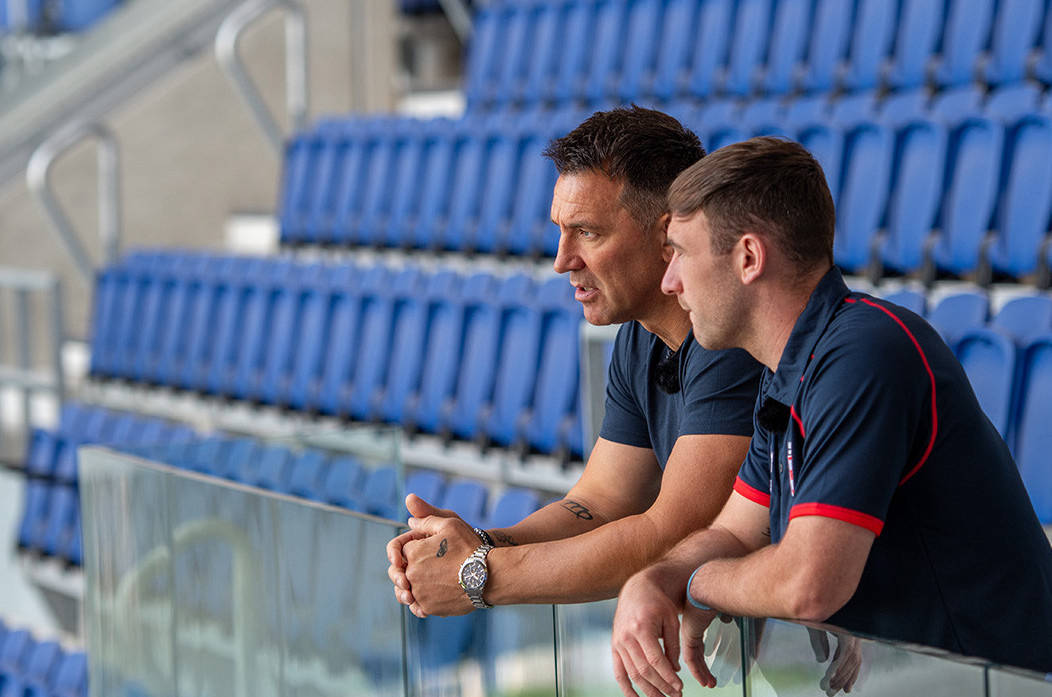 Harry Smith and Paul Sculthorpe Look Around the new Everton Stadium