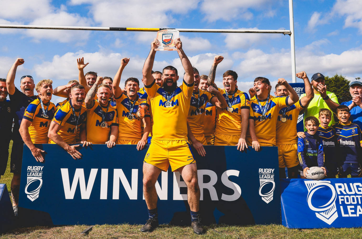 Orrell St James, Wigan St Judes NWML and Ashton Bears ‘A’ celebrate victory on NWML Cup Finals Day