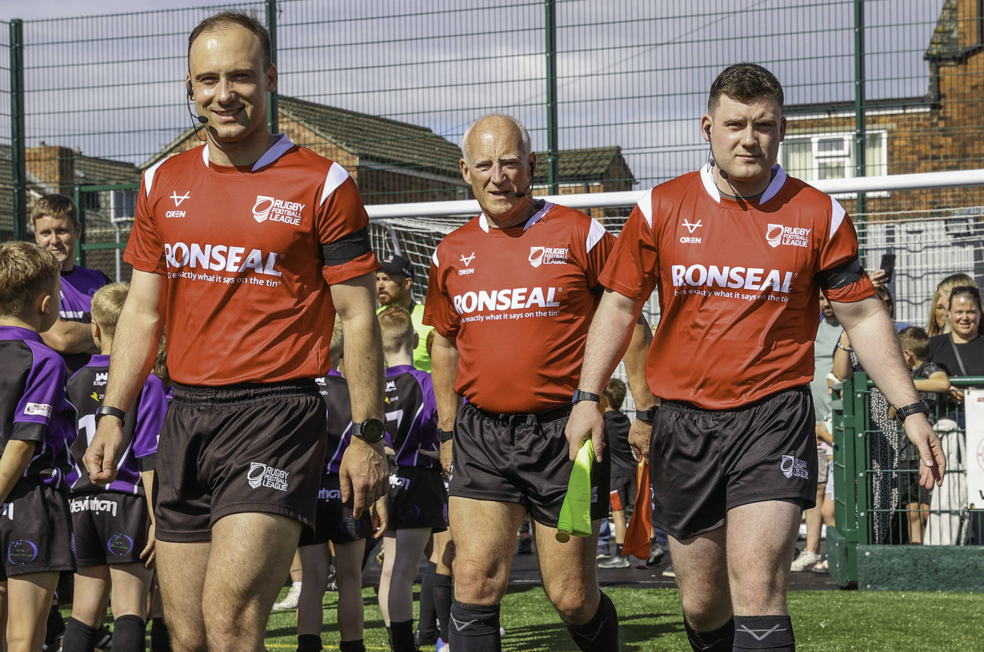 Generations game – father and sons pay tribute to Alf Arnold after making officiating history at Goole