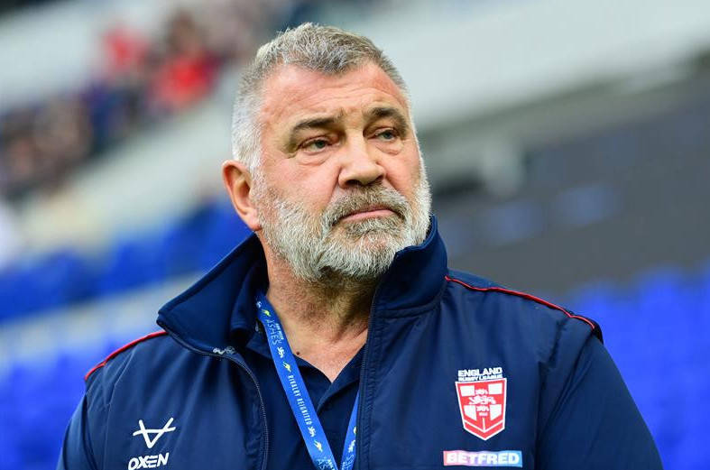 Shaun Wane reacts to the Second ABK Beer Ashes Test