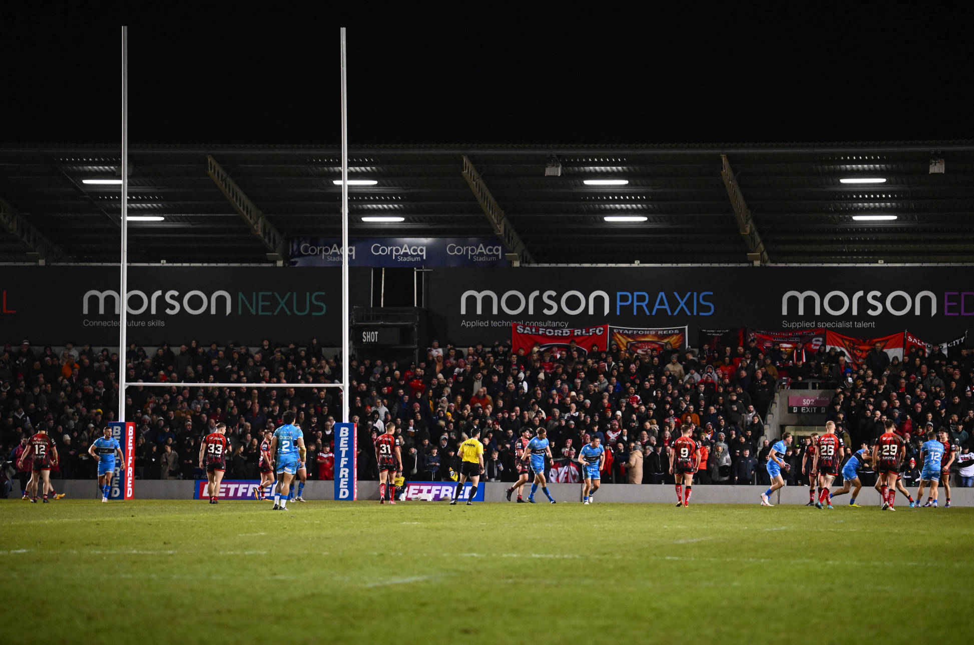 Bumper crowd for Salford and Oldham's Betfred Championship season opener