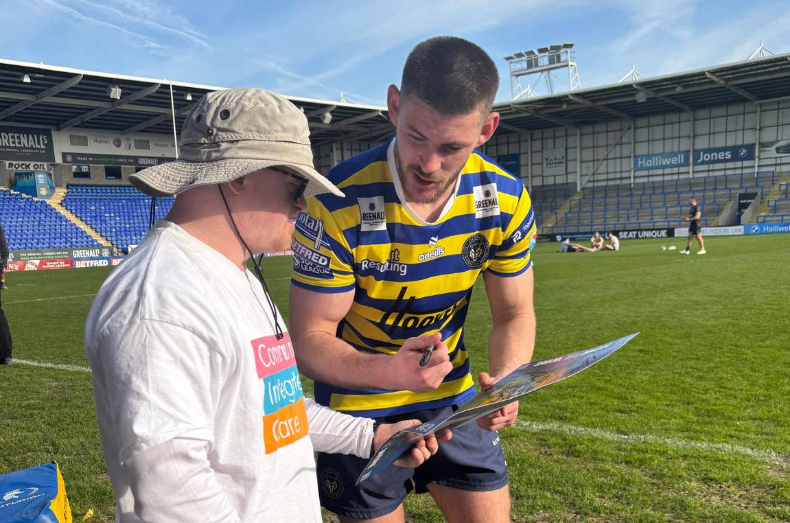 Warrington Wolves and Community Integrated Care celebrate World Down Syndrome Day