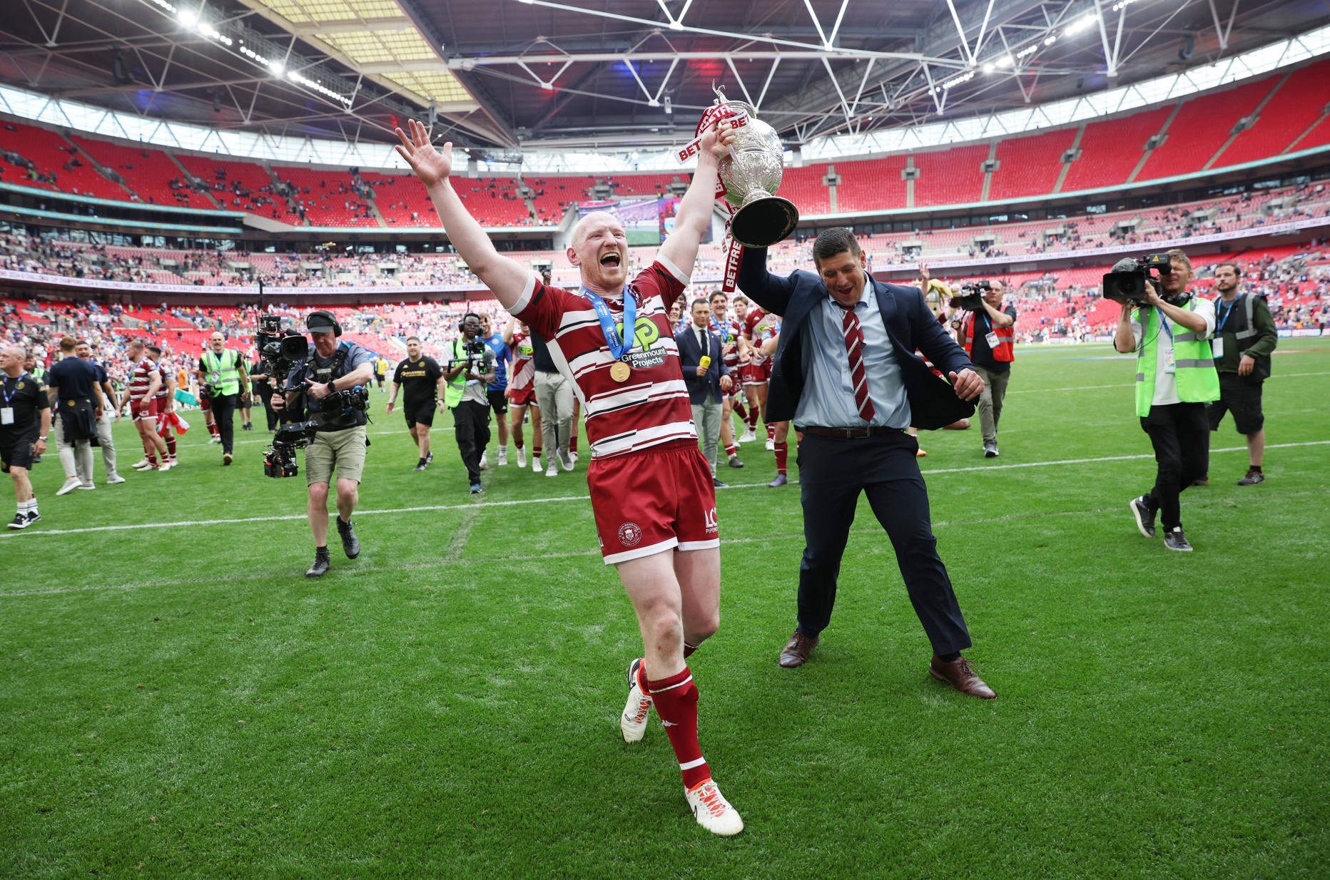 Wigan want more as Liam Farrell looks ahead to Saturday's Final