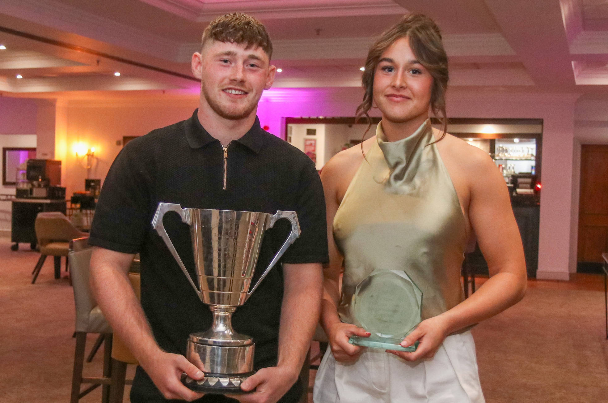 Fitting Wigan flavour to 80th anniversary Lance Todd Trophy presentation