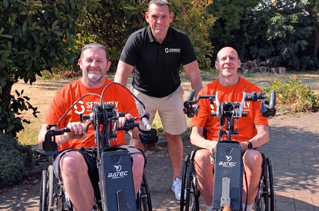 On their Bikes - for the Seriously Injured Players Fund