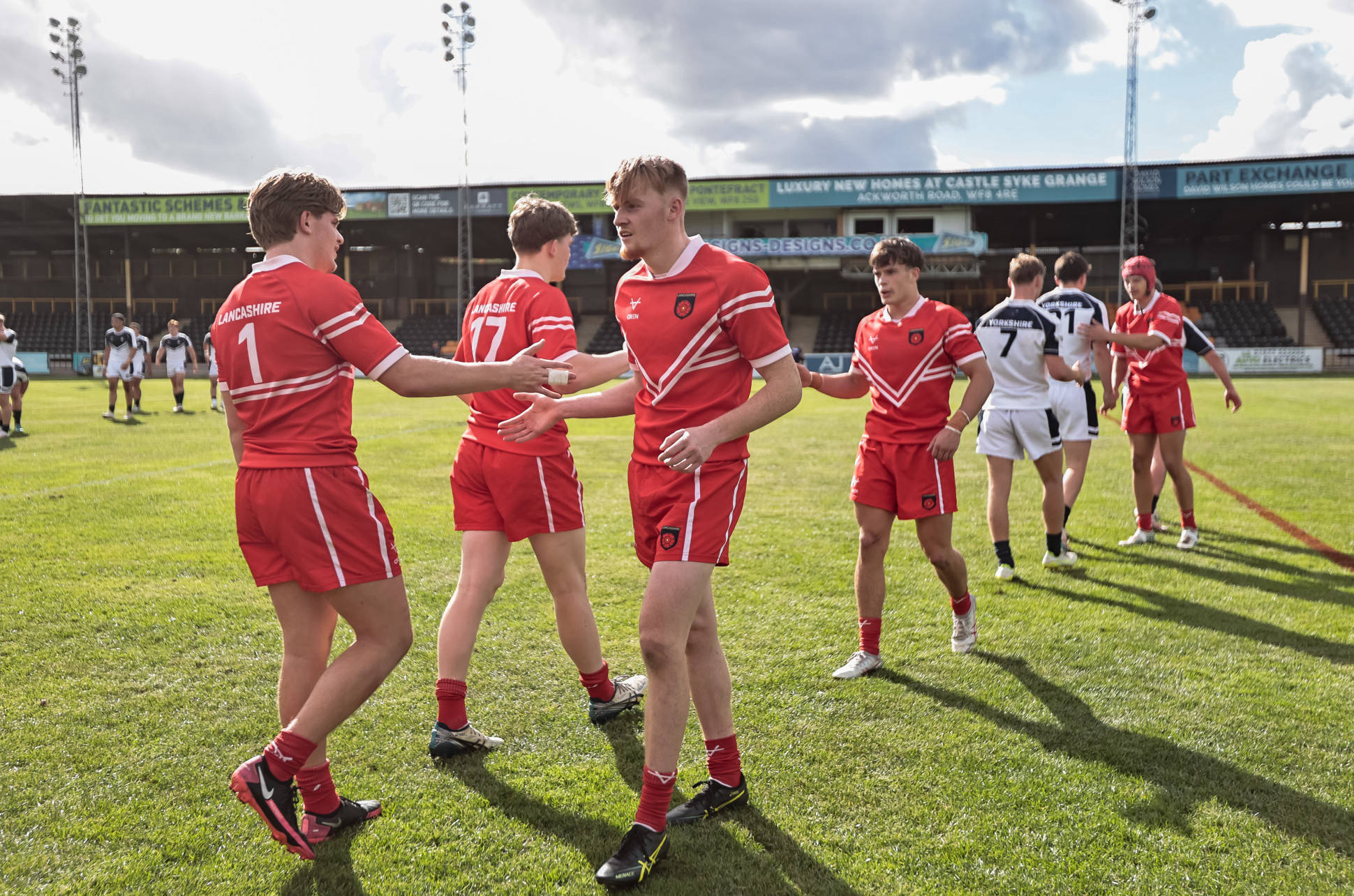 Lancashire celebrate 2-0 series win in 2026 Academy Origin