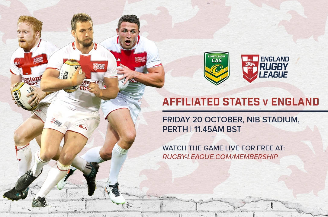 Watch England take on Affiliated States live